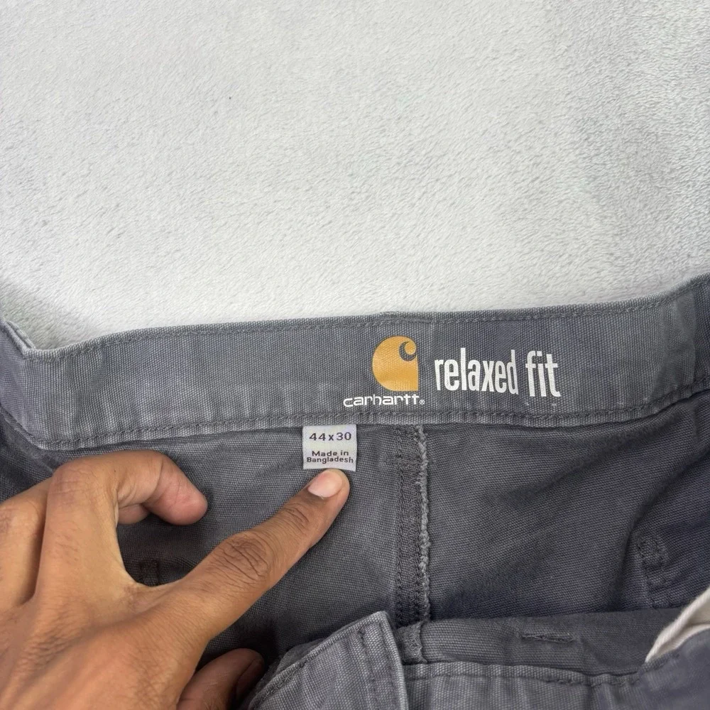 Carhartt Relaxed Fit Grey Workwear Pants Men's Waist 42